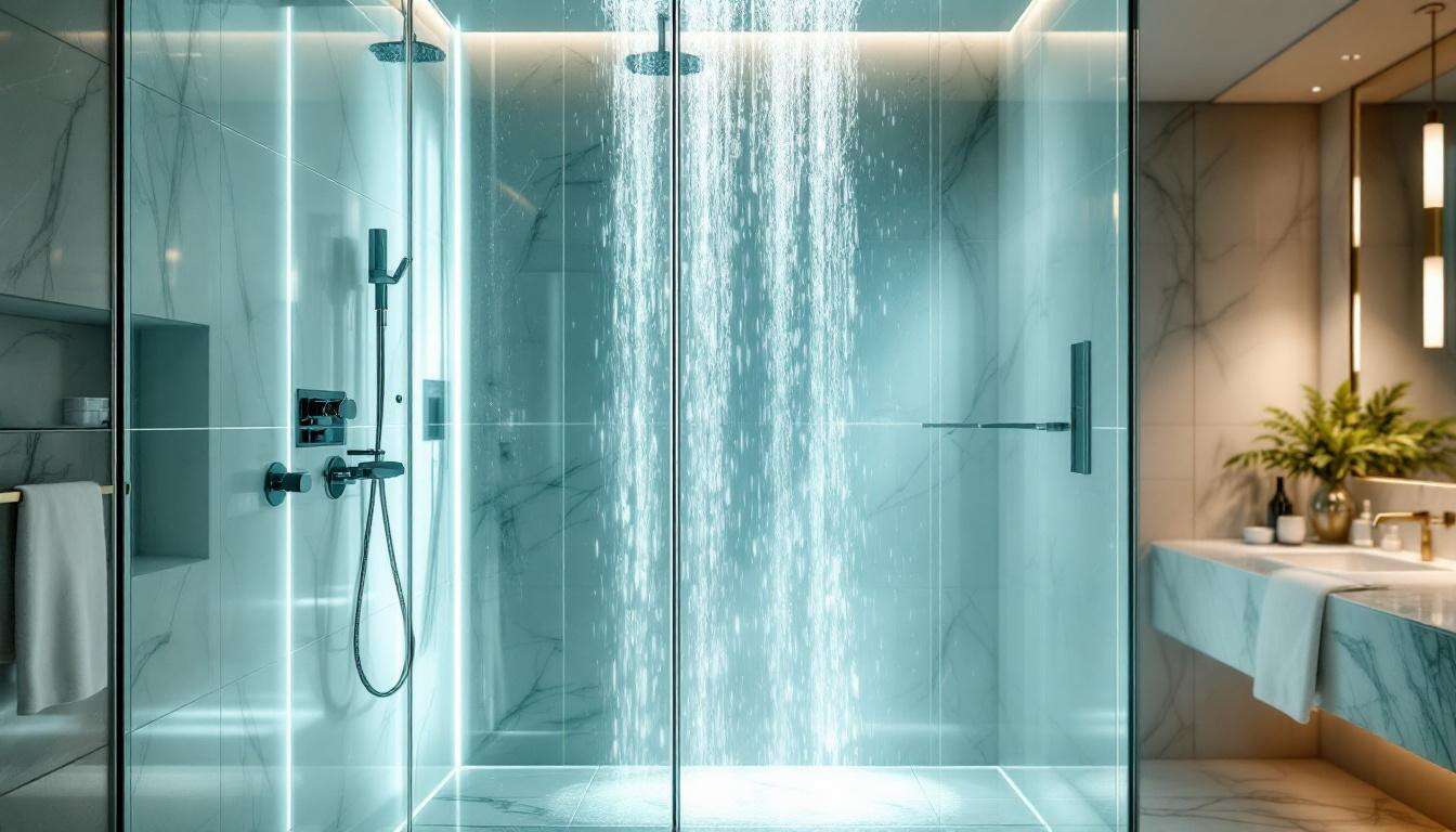 Comment les hôtels de luxe effacent le calcaire incrusté sur les parois de douche et retrouvent une transparence parfaite en 2 minutes chrono