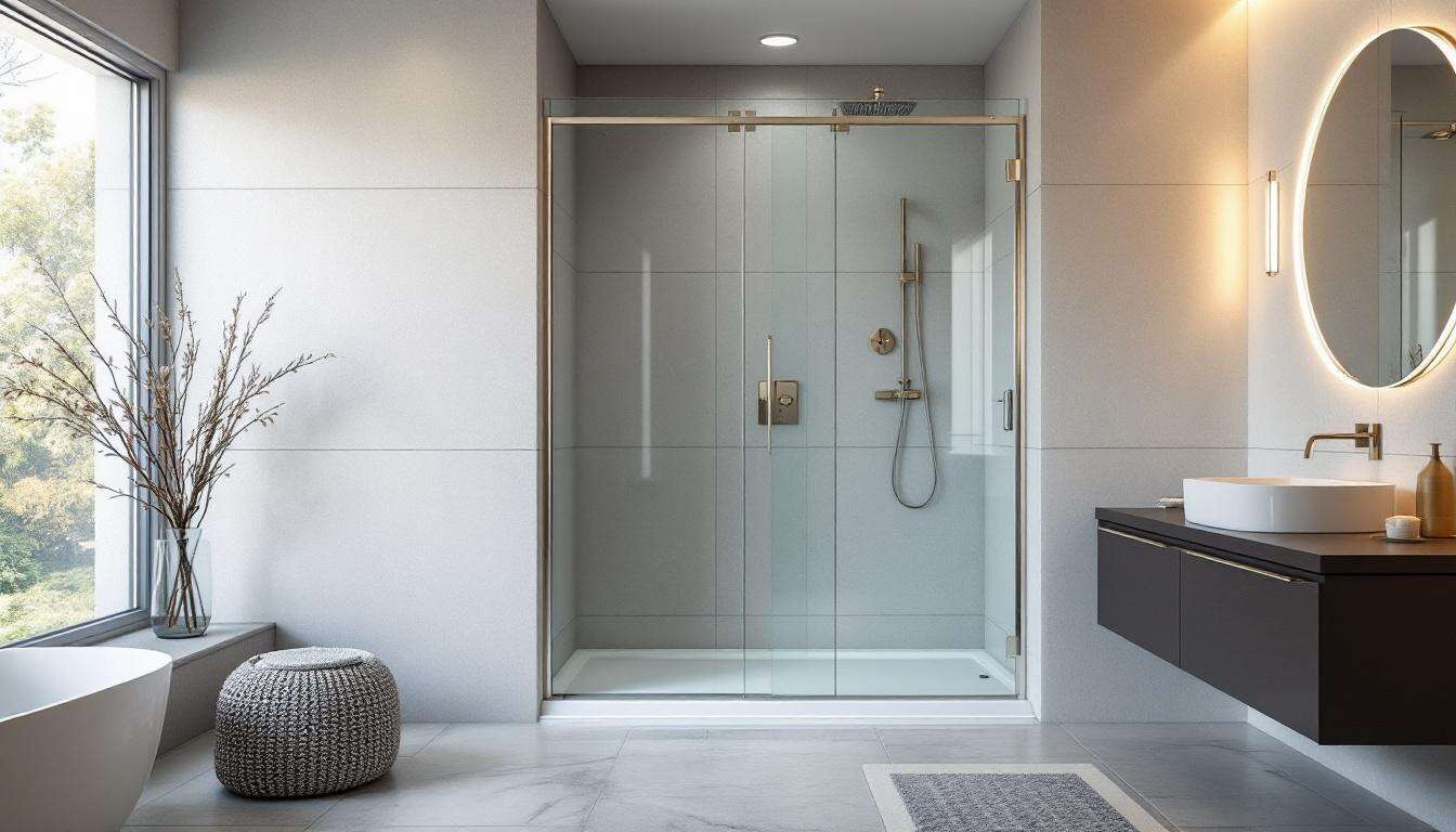 Ni douche à l'italienne, ni baignoire : en 2026, la douche « walk-in » sera la star de nos salles de bain