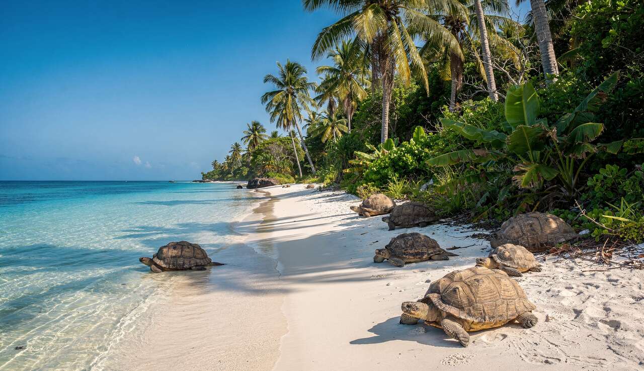Cette île méconnue de l’océan indien est un paradis sur terre à visiter absolument (elle accueille des tortues géantes !)